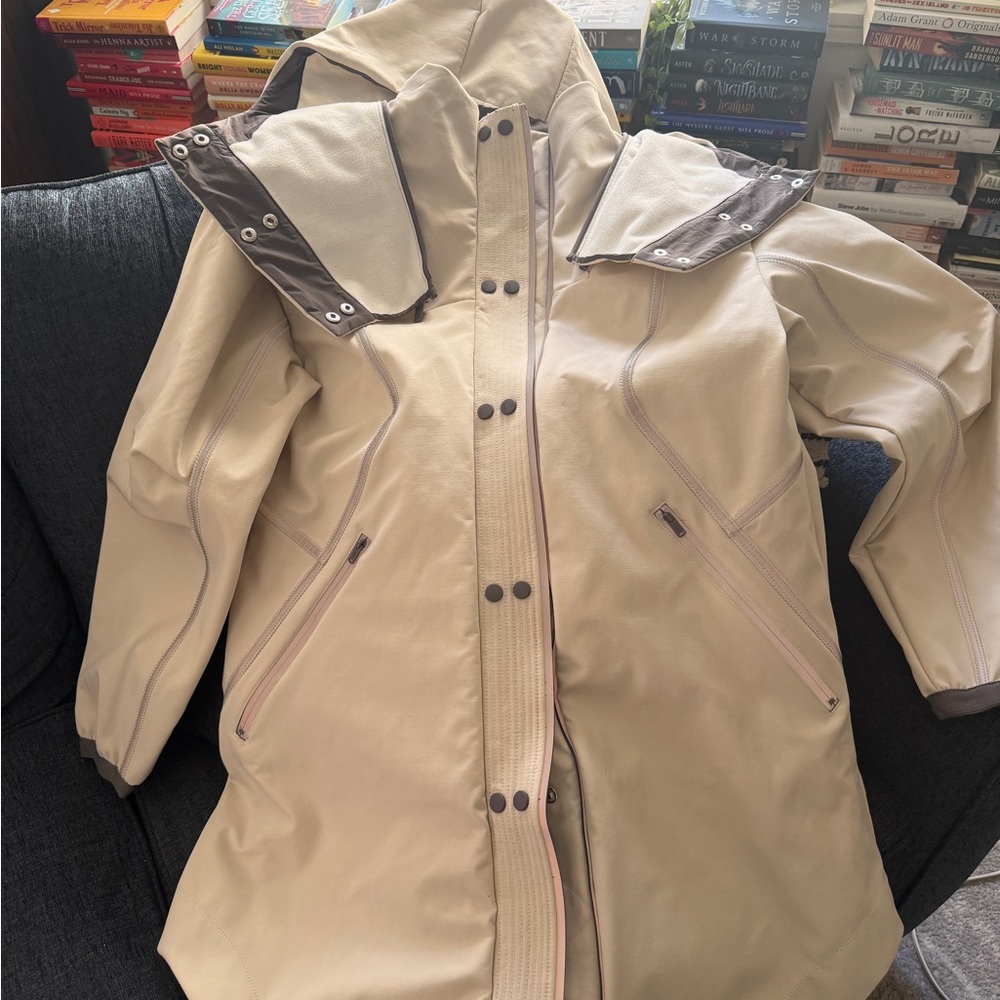 Free People Movement Rain Parka in Whipped Cream